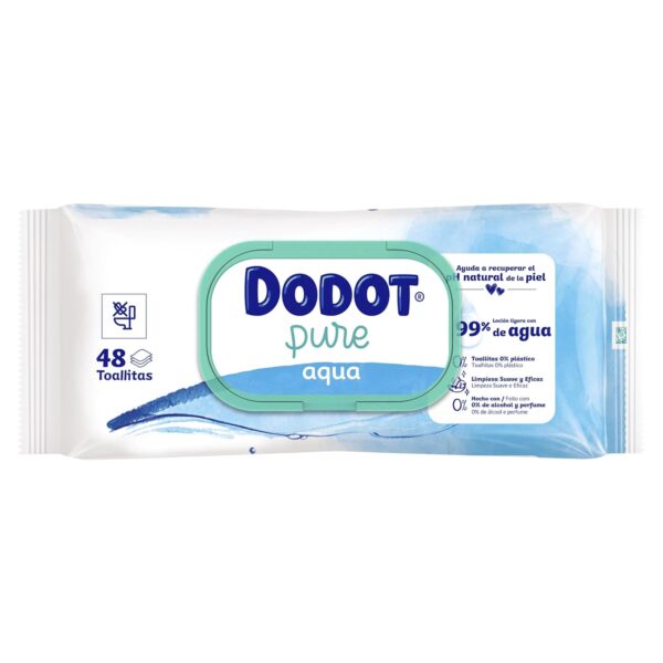 ¡Oferta! Dodot Toallitas Pure Aqua Bebé, 864 Unidades
