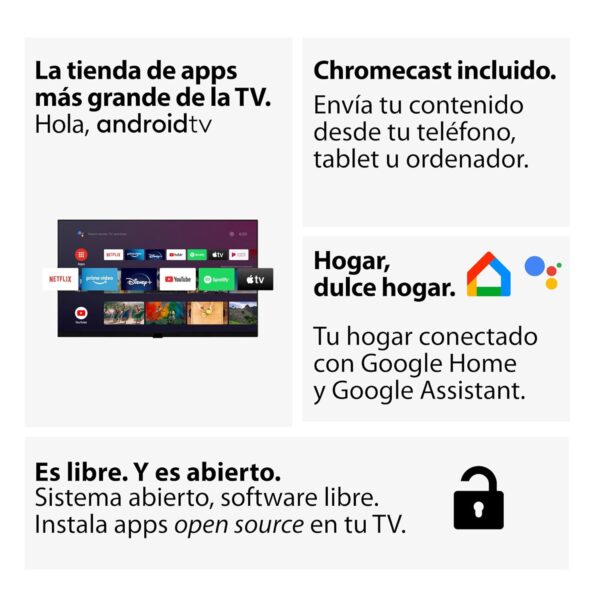 Oferta Haier Direct LED Full HD H32K702FG - 32", Smart-TV, HDR, Dolby Audio, Android 11, Smart-TV, Google Assistant, Bluetooth 5.1, DBX TV, HDMI 2.1 x 3, rahmenlos, 2022