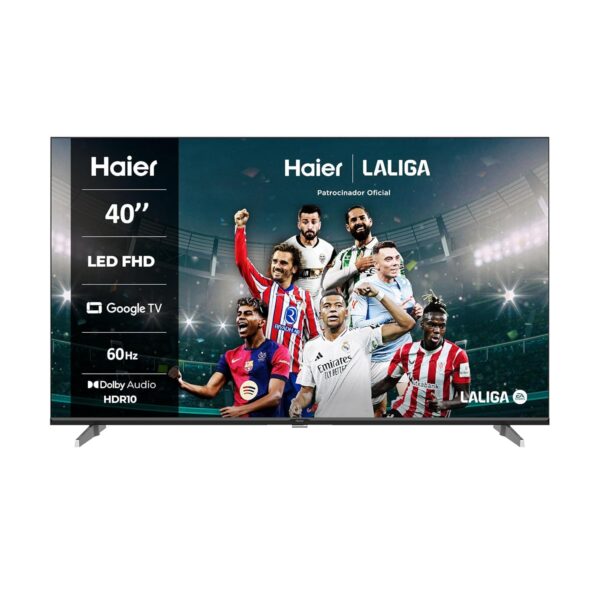 Oferta Haier Direct LED Full HD H32K702FG - 32", Smart-TV, HDR, Dolby Audio, Android 11, Smart-TV, Google Assistant, Bluetooth 5.1, DBX TV, HDMI 2.1 x 3, rahmenlos, 2022