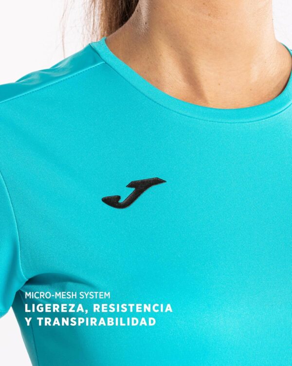 Oferta Joma Camiseta Deportiva Manga Corta Mujer, 6XS - 3XL - Mantiene Seco el Contacto con el Cuerpo, Ideal para Running o Gym - Combi