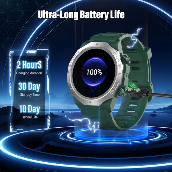 ¡Oferta! Reloj Inteligente Atheewon Militar IP68