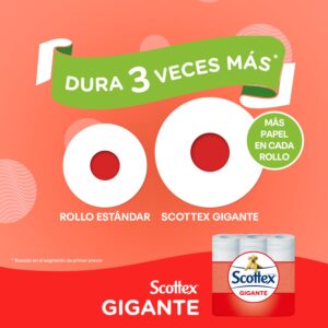 Oferta Scottex Giant Dry Toilet Paper 18 Rolls