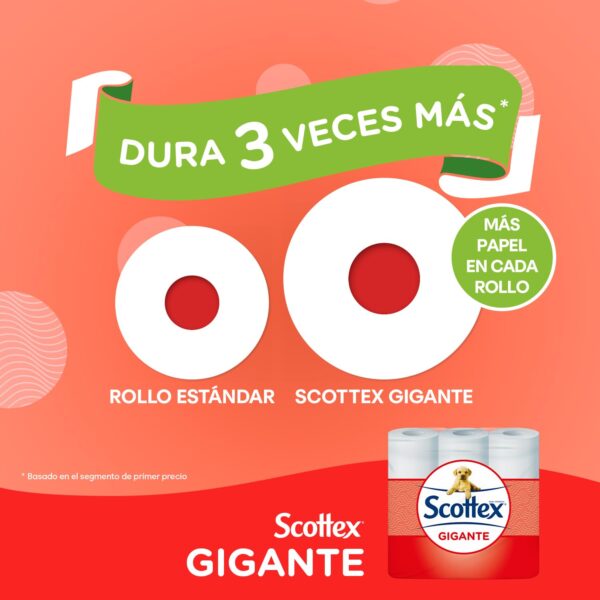 Oferta Scottex Giant Dry Toilet Paper 18 Rolls
