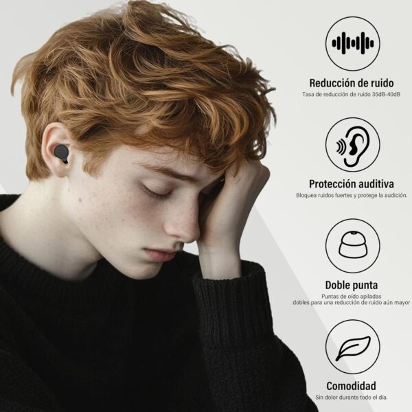 ¡Oferta! Tapones de oídos reutilizables para dormir