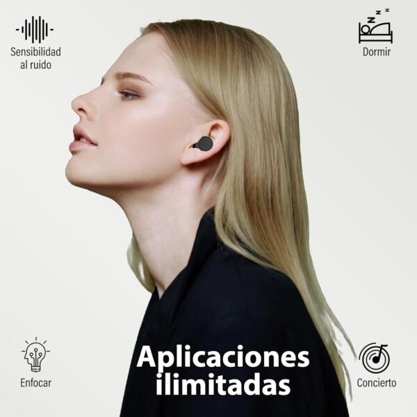 ¡Oferta! Tapones de oídos reutilizables para dormir