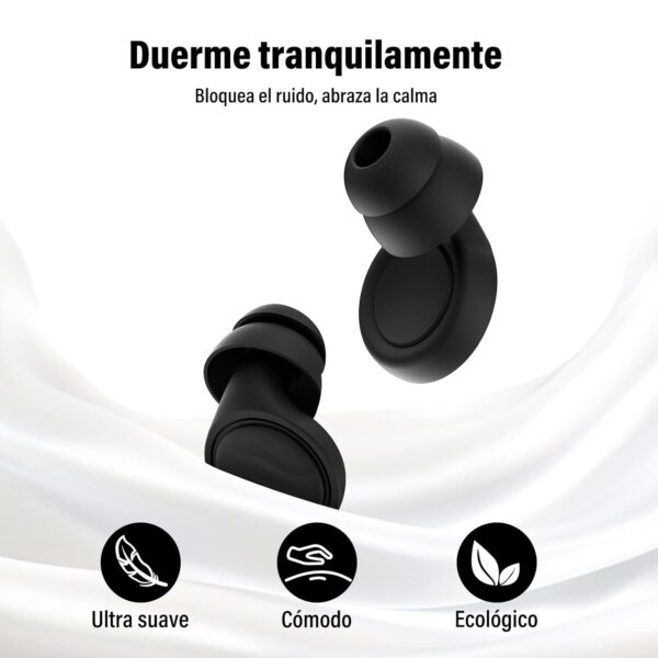 ¡Oferta! Tapones de oídos reutilizables para dormir