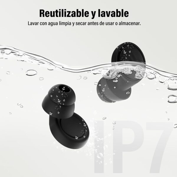 ¡Oferta! Tapones de oídos reutilizables para dormir