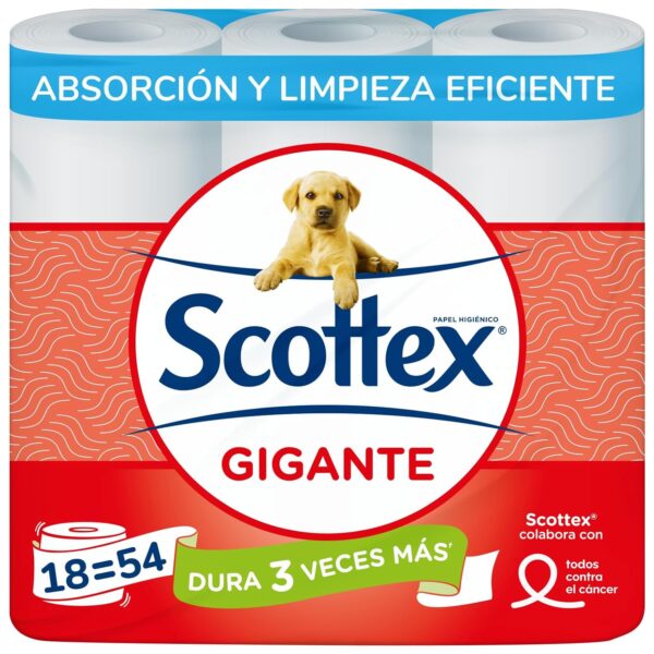 Scottex Giant Dry Toilet Paper 18 Rolls