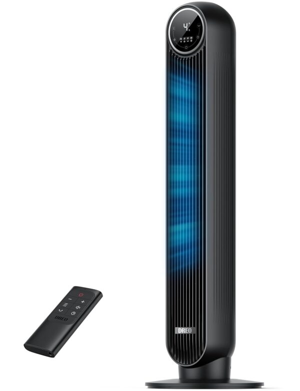 Ventilador de Pie Silencioso Dreo con Control Remoto