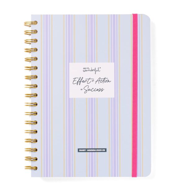 Agenda Semanal Mr. Wonderful 2025-26