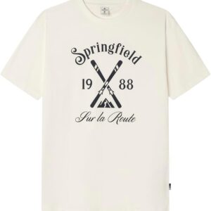 Camiseta Gráfica Ski Hombre Springfield