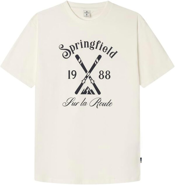 Camiseta Gráfica Ski Hombre Springfield