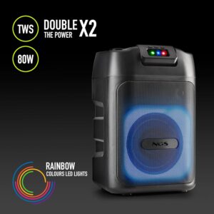 ¡Chollo! Altavoz Bluetooth 5.2 NGS Wild Club 80W