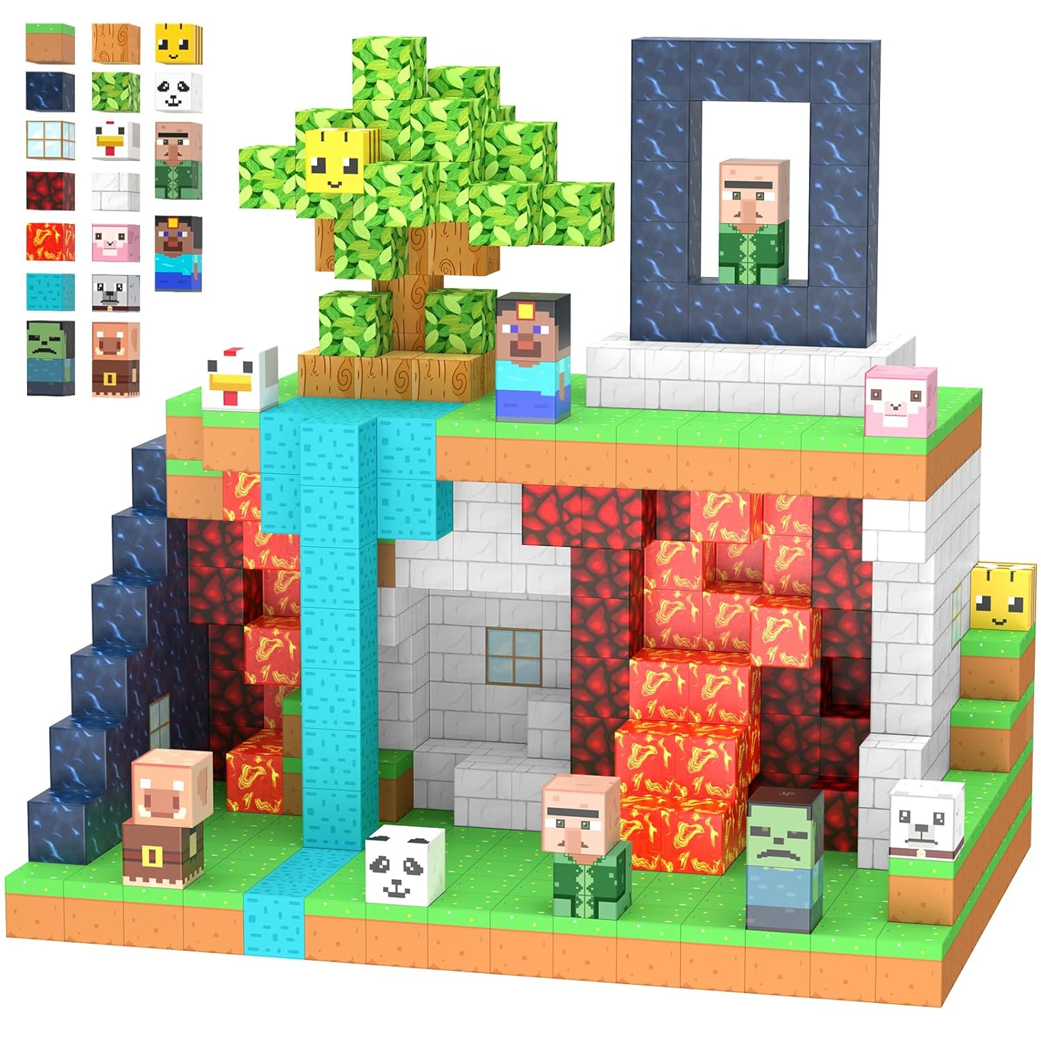 ¡Chollo! Bloques de construcción magnéticos, 150 piezas