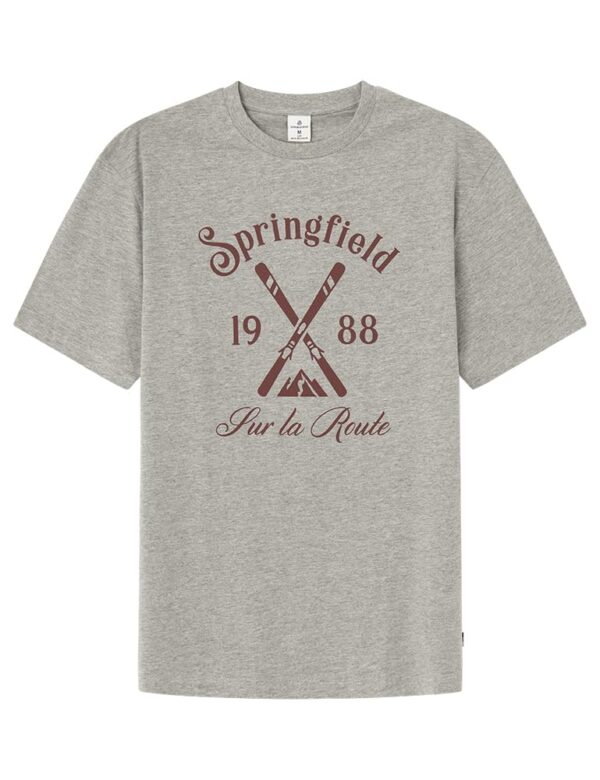 ¡Chollo! Camiseta Gráfica Ski Hombre Springfield