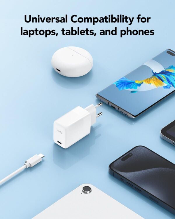 ¡Chollo! Cargador USB C GAN 30W Rápido PD/QC