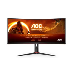 ¡Chollo! Monitor Curvo AOC Gaming 34" WQHD 180Hz