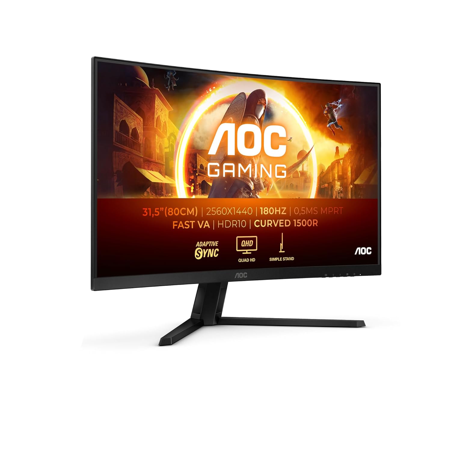 ¡Chollo! Monitor Curvo AOC Gaming 34" WQHD 180Hz