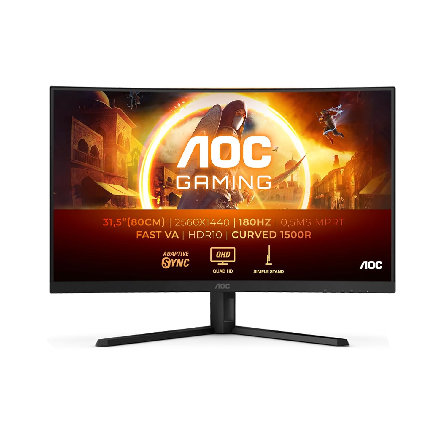 ¡Chollo! Monitor Curvo AOC Gaming 34" WQHD 180Hz