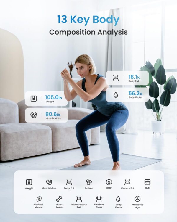 ¡Chollo! RENPHO Báscula Digital Inteligente para Fitness