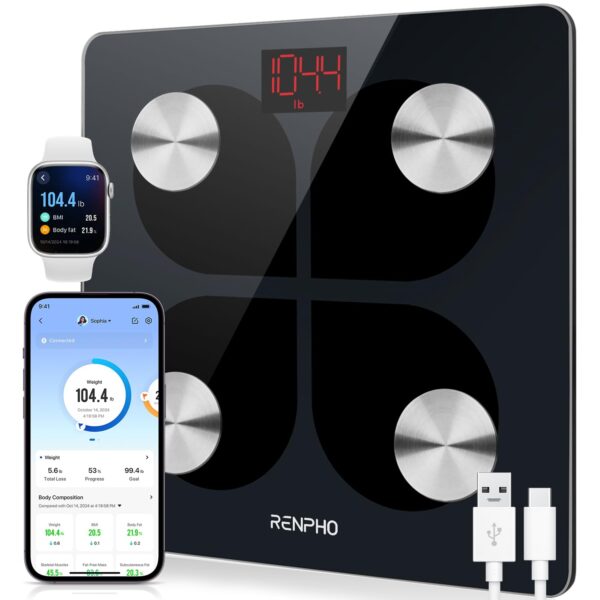 ¡Chollo! RENPHO Báscula Digital Inteligente para Fitness