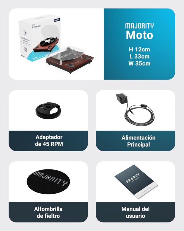 ¡Chollo! Tocadiscos Bluetooth con Grabación USB