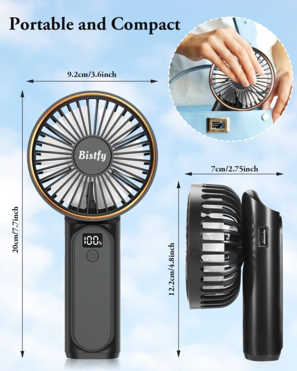 ¡Chollo! Ventilador Portátil Bistfy 5200mAh 6 Velocidades