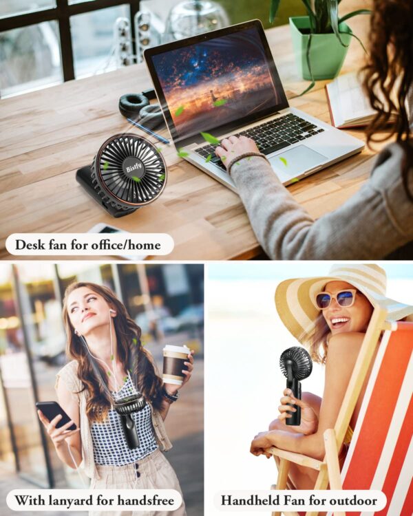 ¡Chollo! Ventilador Portátil Bistfy 5200mAh 6 Velocidades