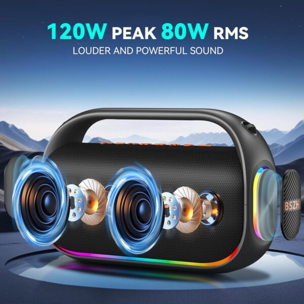 ¡Descuento! Altavoz Bluetooth Portátil 80W IPX6