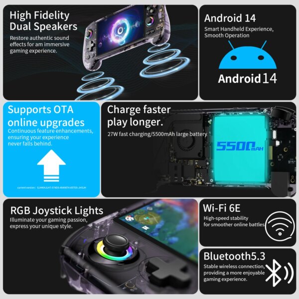 ¡Descuento! ANBERNIC RG557 Console de jeu portable