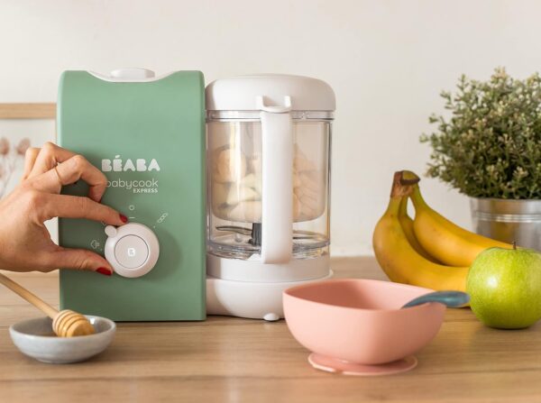 ¡Descuento! BEABA Babycook Express 4 en 1 Verde