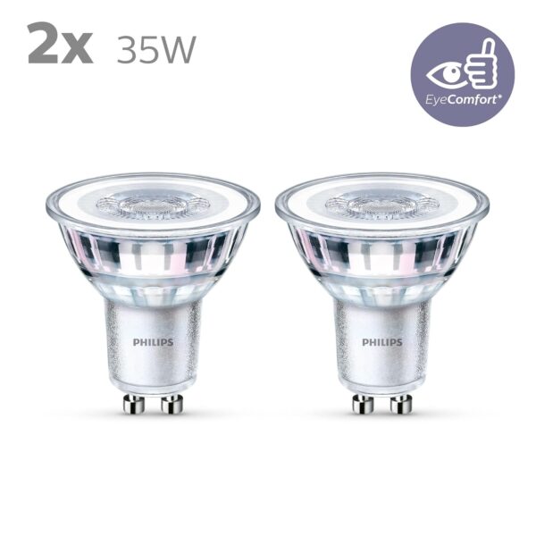 ¡Descuento! Bombilla LED GU10 50W blanca cálida, pack 6