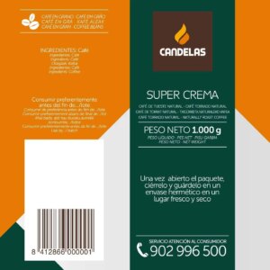 ¡Descuento! Candelas crema de café 1kg