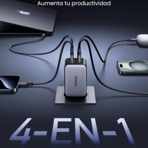¡Descuento! Cargador UGREEN Nexode 65W 3x USB-C