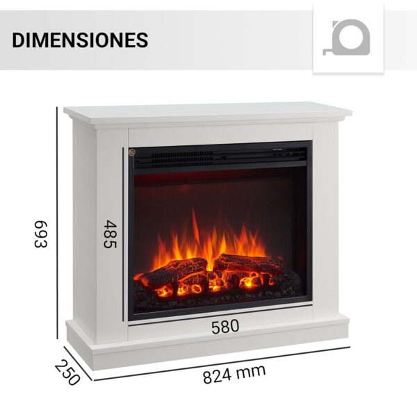 ¡Descuento! CrownFlame Phanos Chimenea Eléctrica con Control Remoto
