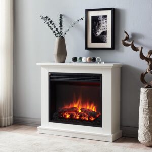 ¡Descuento! CrownFlame Phanos Chimenea Eléctrica con Control Remoto