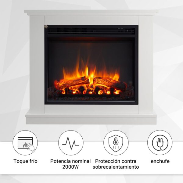 ¡Descuento! CrownFlame Phanos Chimenea Eléctrica con Control Remoto