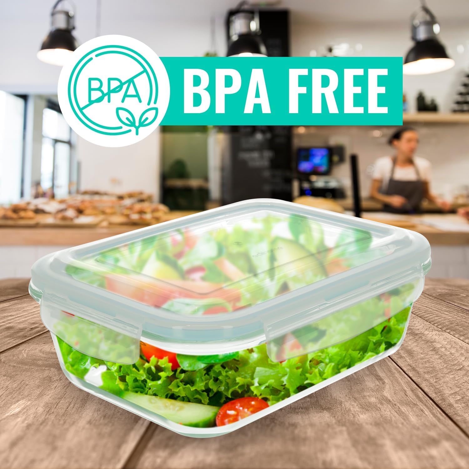 ¡Descuento! edihome, Contenedores de Vidrio, 8 Piezas