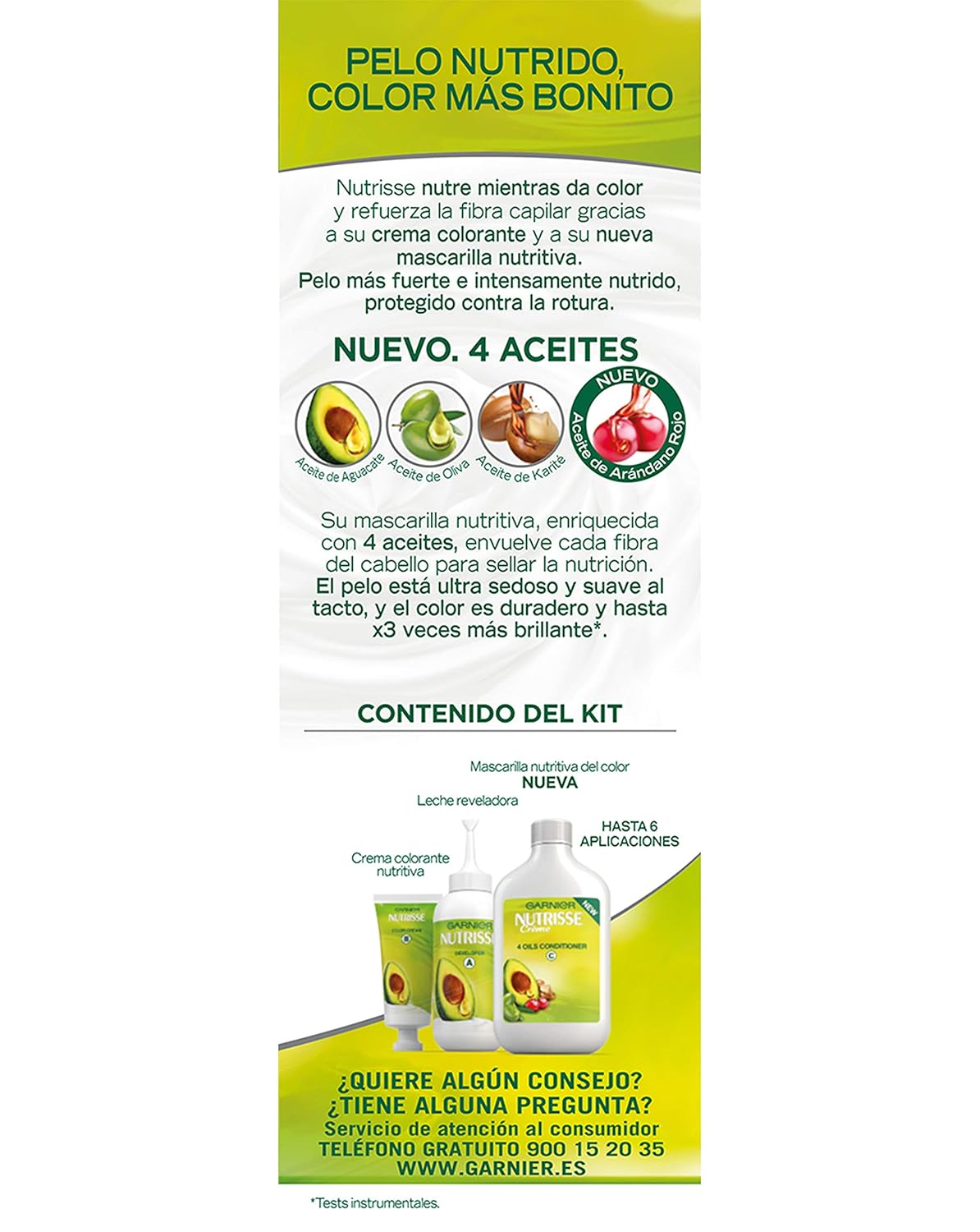 ¡Descuento! Garnier Nutrisse Tinte Castaño Claro - 2 Pack