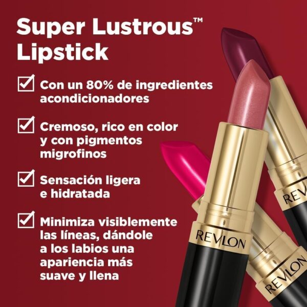 ¡Descuento! REVLON Barra de Labios Super Lustrous 677