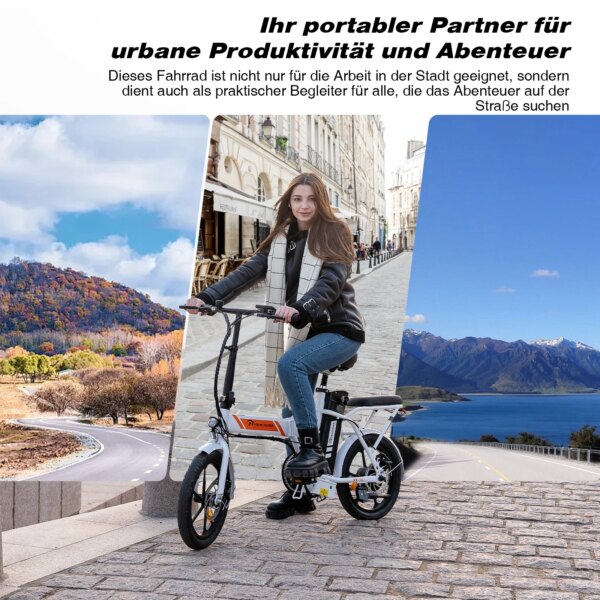 ¡Descuento! Vélo Eléctrico Plegable EVERCROSS EK5 250W