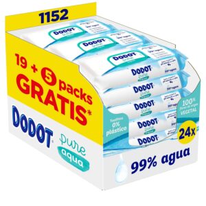 Dodot Toallitas Pure Aqua para Bebé - 1152 Unidades