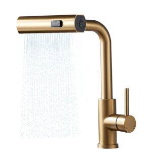 Grifo de Cocina BELZ, Mezclador 360° Oro