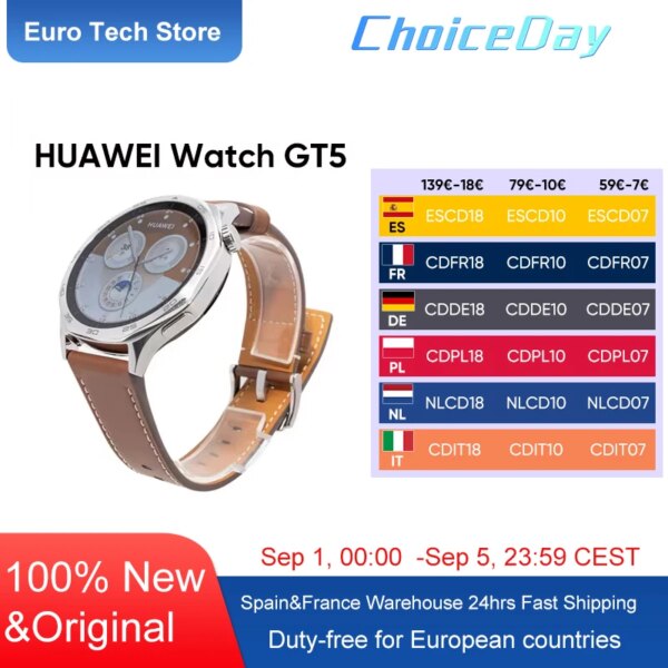 HUAWEI montre GT5 Smartwatch 41mm/46mm