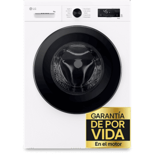 Lavadora LG F4X1009NWK 9 kg 1400 rpm