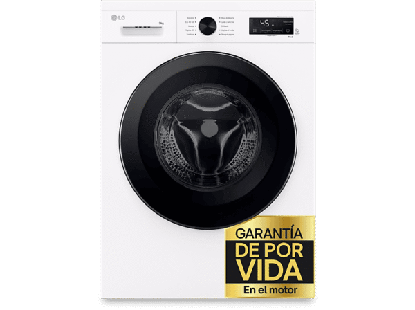 Lavadora LG F4X1009NWK 9 kg 1400 rpm