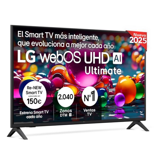 LG 43" UHD 4K TV con WebOS