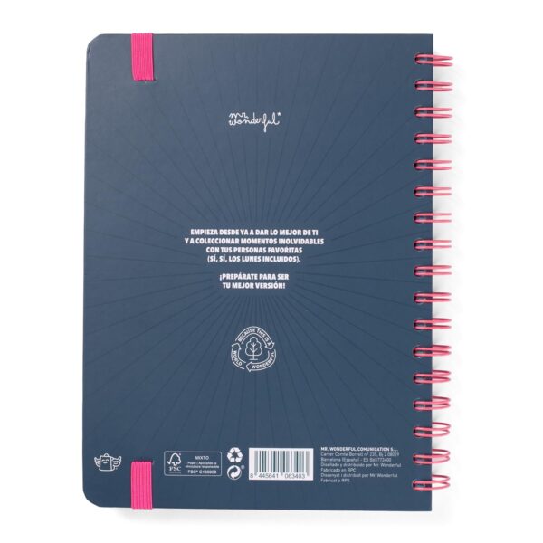 ¡Oferta! Agenda Semanal Mr. Wonderful 2025-26