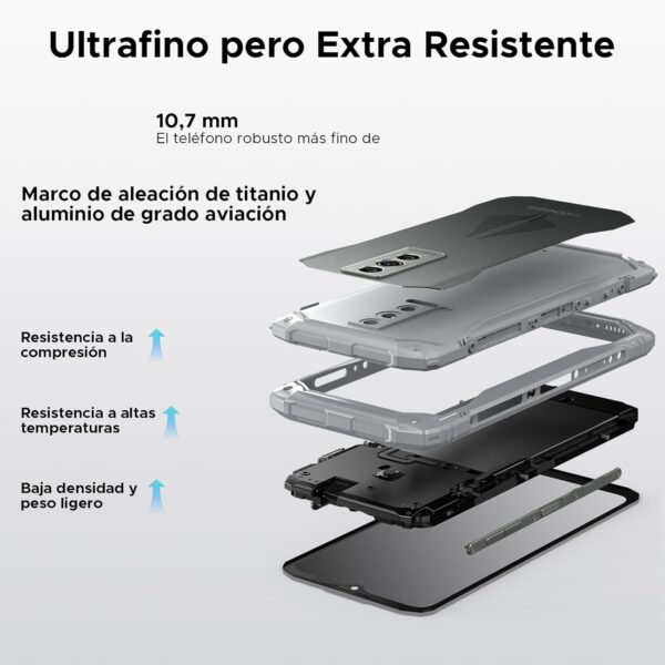 ¡Oferta! DOOGEE Blade 10 Pro: Móvil Rugerizado 32GB/256GB