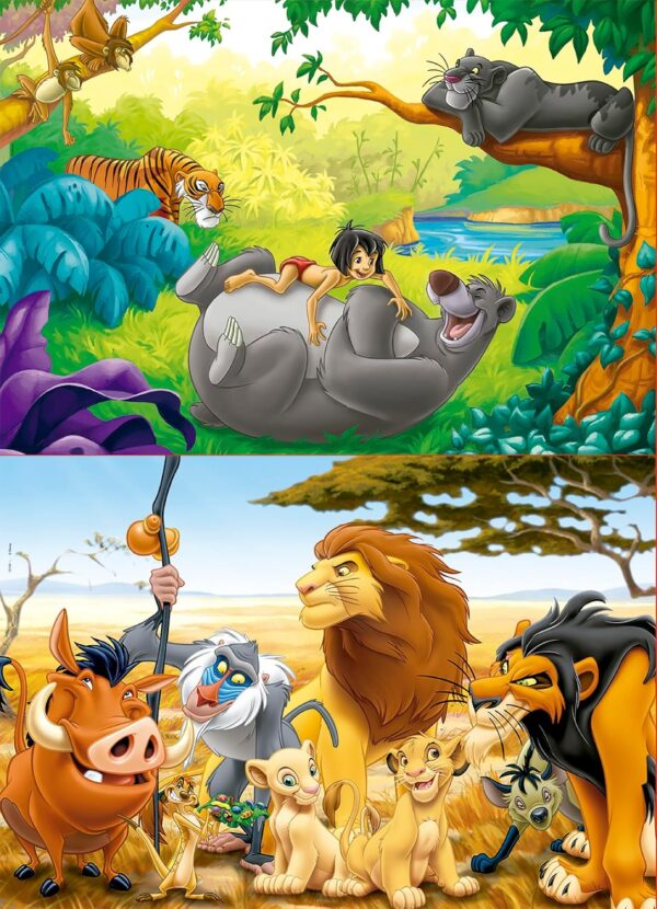 ¡Oferta! Educa - 2 Puzzles Infantiles de Madera